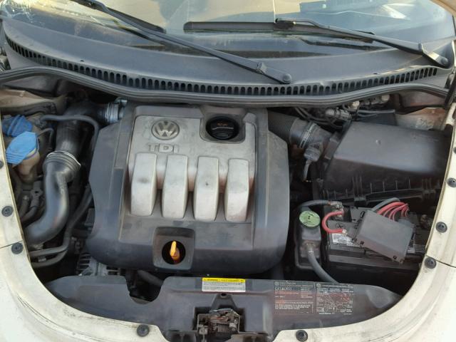 3VWSR31C56M402396 - 2006 VOLKSWAGEN NEW BEETLE CREAM photo 7