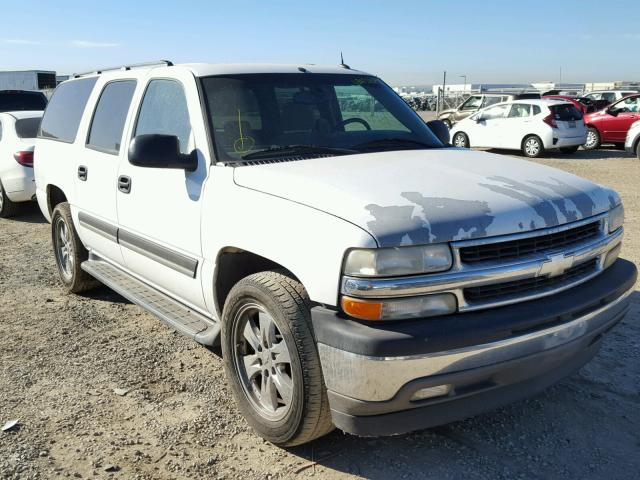 3GNEC16Z45G262509 - 2005 CHEVROLET SUBURBAN C WHITE photo 1