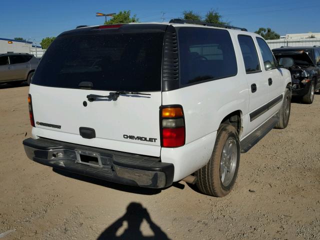 3GNEC16Z45G262509 - 2005 CHEVROLET SUBURBAN C WHITE photo 4