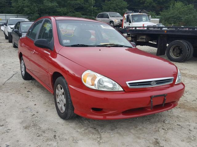 KNADC123616513142 - 2001 KIA RIO RED photo 1