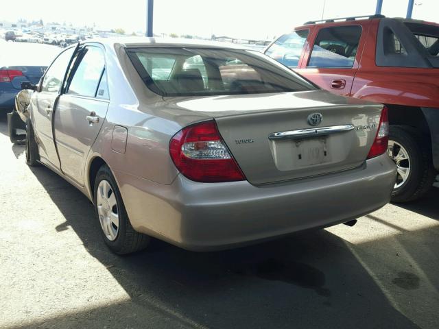 4T1BE30KX4U344684 - 2004 TOYOTA CAMRY LE 金色 照片 3