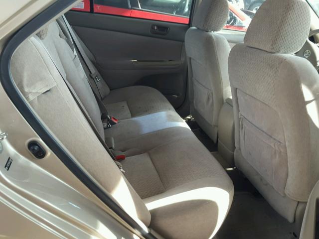 4T1BE30KX4U344684 - 2004 TOYOTA CAMRY LE 金色 照片 6