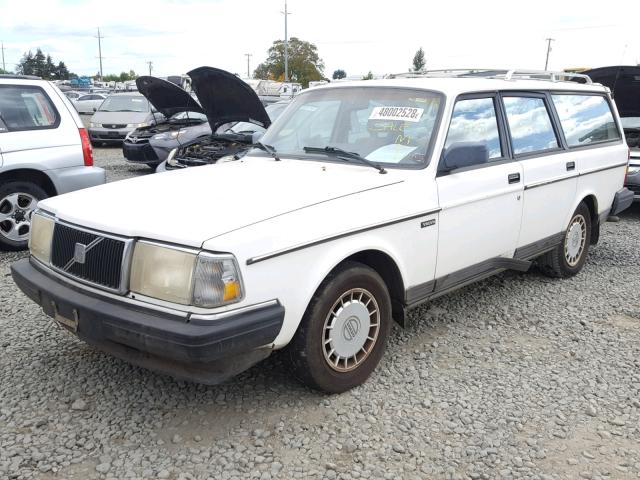 YV1AA885XM1902990 - 1991 VOLVO 240 BASE WHITE photo 2