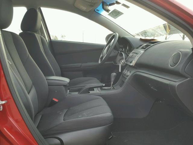 1YVHZ8BH0D5M06292 - 2013 MAZDA 6 SPORT RED photo 5