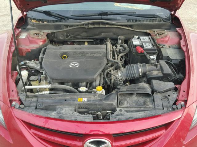 1YVHZ8BH0D5M06292 - 2013 MAZDA 6 SPORT RED photo 7