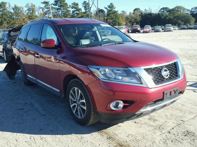 5N1AR2MN8DC623832 - 2013 NISSAN PATHFINDER RED photo 1