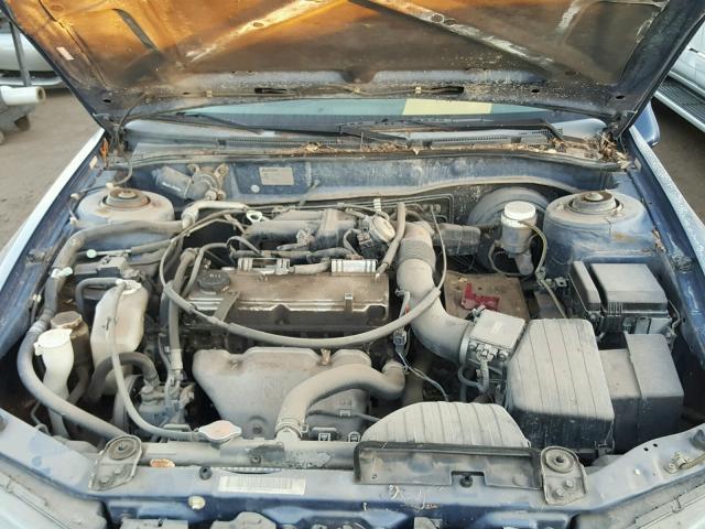 4A3AA46G32E117863 - 2002 MITSUBISHI GALANT ES BLUE photo 7