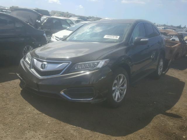 5J8TB3H58HL000476 - 2017 ACURA RDX TECHNO BLACK photo 2