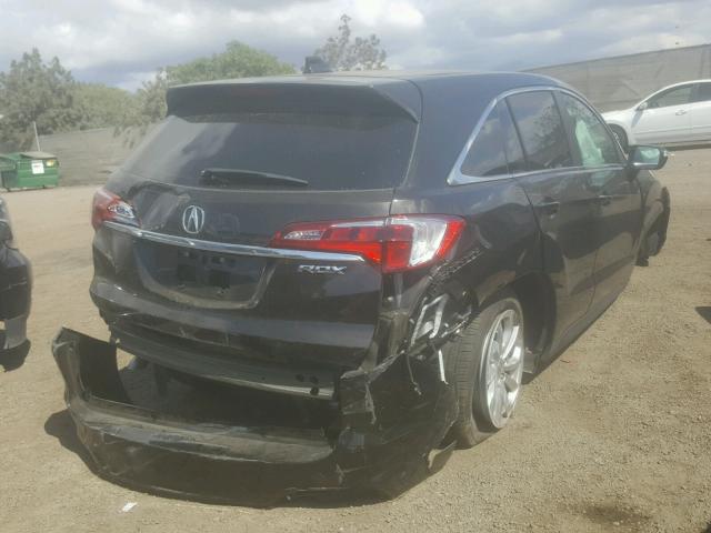 5J8TB3H58HL000476 - 2017 ACURA RDX TECHNO BLACK photo 4