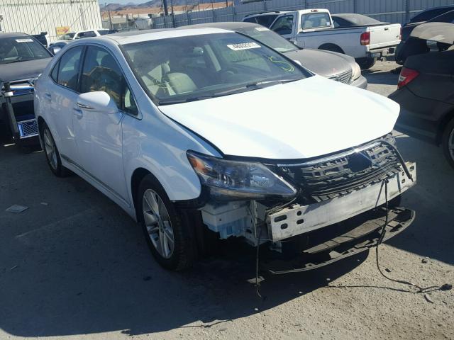 JTHBB1BA5A2007769 - 2010 LEXUS HS 250H WHITE photo 1