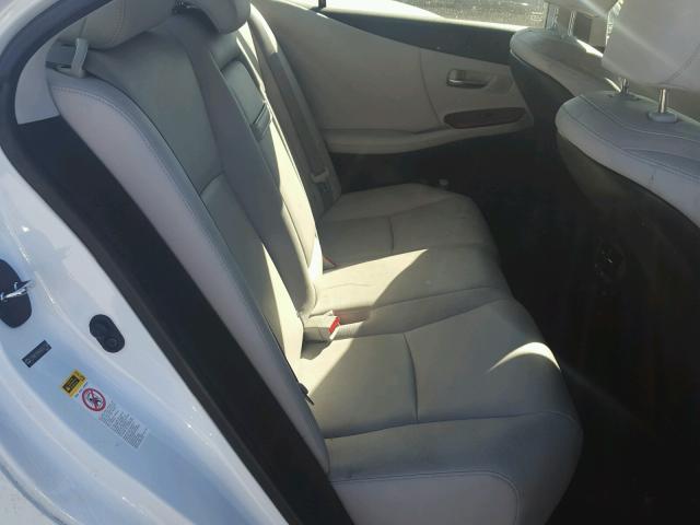 JTHBB1BA5A2007769 - 2010 LEXUS HS 250H WHITE photo 6