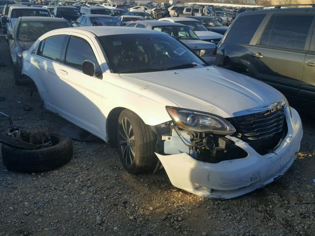 1C3CCBCG9DN712030 - 2013 CHRYSLER 200 LIMITE WHITE photo 1