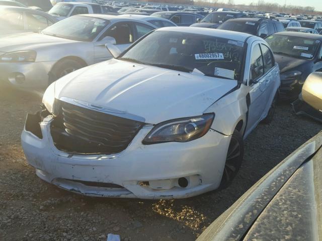 1C3CCBCG9DN712030 - 2013 CHRYSLER 200 LIMITE WHITE photo 2