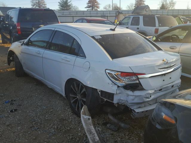 1C3CCBCG9DN712030 - 2013 CHRYSLER 200 LIMITE WHITE photo 3