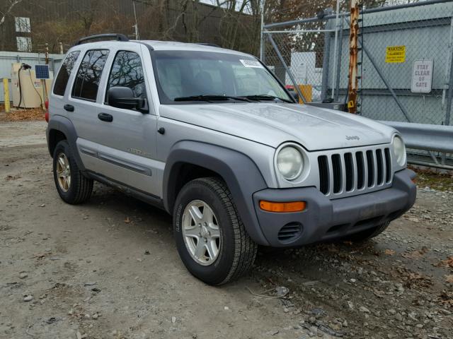 1J4GL48K92W350871 - 2002 JEEP LIBERTY SP SILVER photo 1