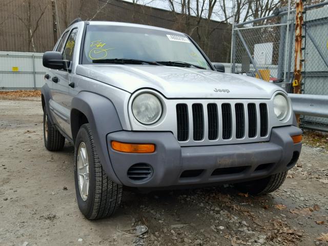 1J4GL48K92W350871 - 2002 JEEP LIBERTY SP SILVER photo 9