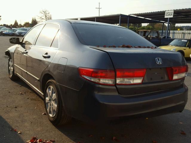 JHMCM56303C054433 - 2003 HONDA ACCORD LX GRAY photo 3