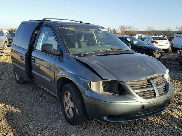 1D4GP45R15B252654 - 2005 DODGE CARAVAN SX BLUE photo 1