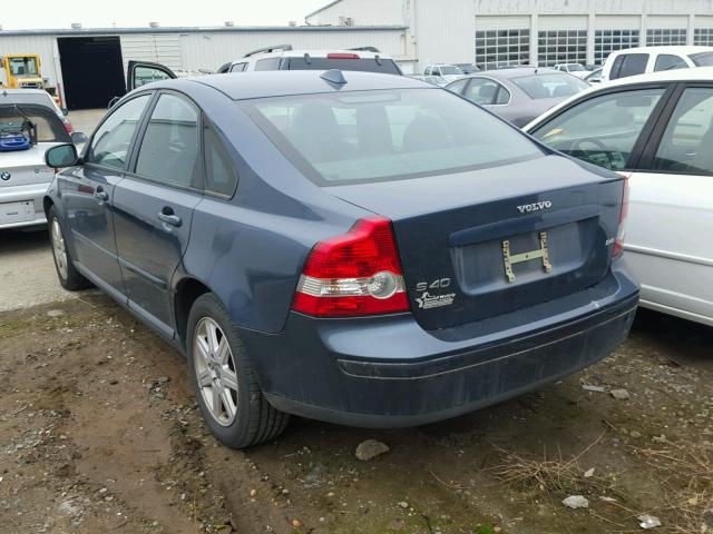 YV1MS382X72274091 - 2007 VOLVO S40 2.4I BLUE photo 3