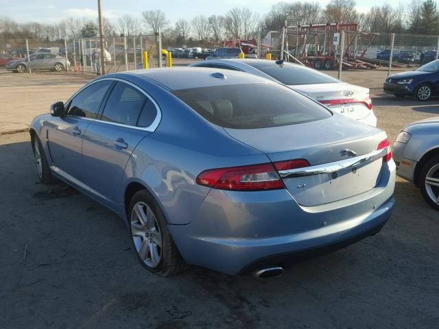 SAJWA05B69HR40241 - 2009 JAGUAR XF LUXURY BLUE photo 3