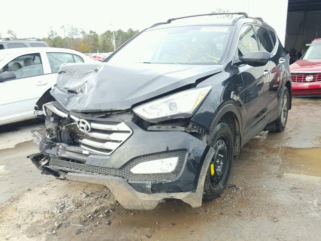 5XYZU3LB7EG211532 - 2014 HYUNDAI SANTA FE S BLACK photo 2