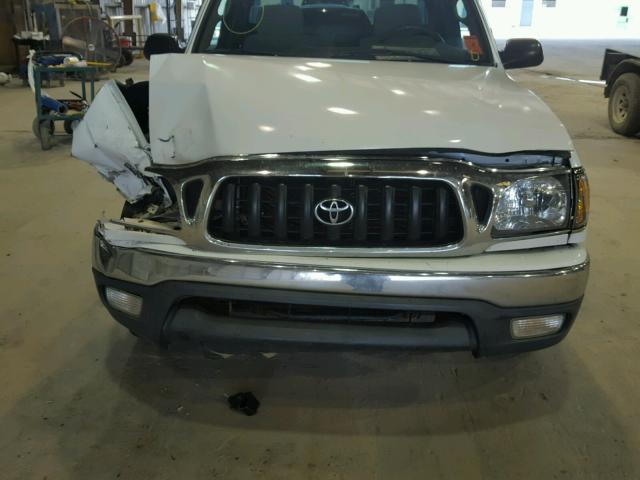 5TEVL52N92Z039367 - 2002 TOYOTA TACOMA XTR WHITE photo 9