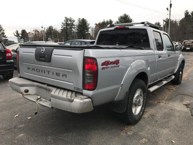 1N6ED29YX2C329513 - 2002 NISSAN FRONTIER C SILVER photo 4