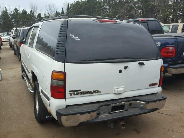 1GKFK16Z52J181209 - 2002 GMC YUKON XL K WHITE photo 3