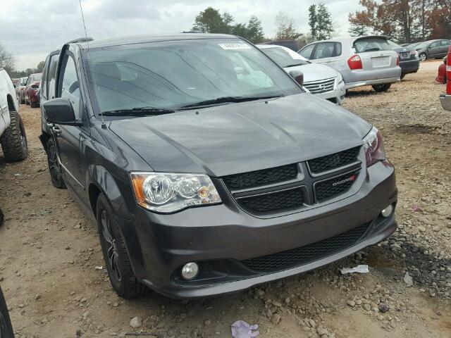 2C4RDGEG6HR555305 - 2017 DODGE GRAND CARA CHARCOAL photo 1