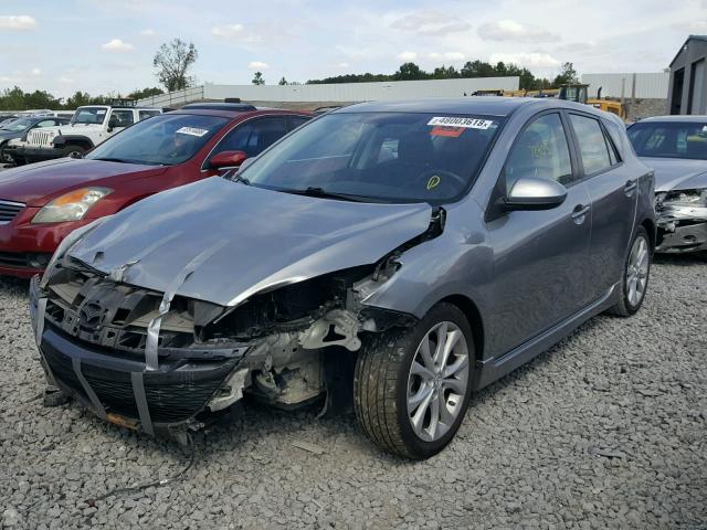 JM1BL1M51B1452029 - 2011 MAZDA 3 S GRAY photo 2