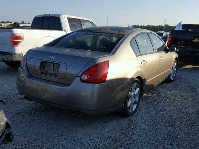 1N4BA41E34C806805 - 2004 NISSAN MAXIMA SE GRAY photo 4