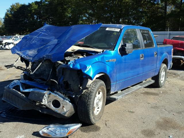 1FTFW1CFXDFA32133 - 2013 FORD F150 SUPER BLUE photo 2