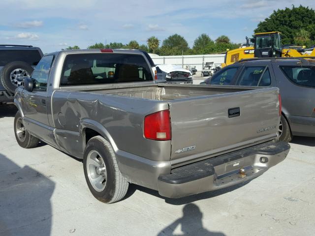 1GCCS14X638260669 - 2003 CHEVROLET S TRUCK S1 TAN photo 3