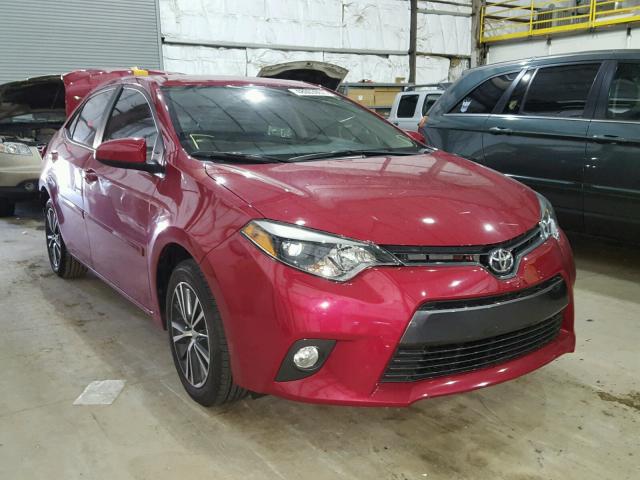 2T1BURHE7GC699659 - 2016 TOYOTA COROLLA L RED photo 1