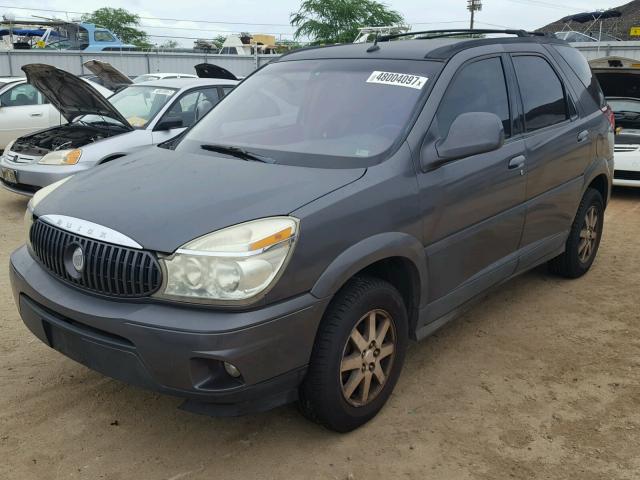 3G5DA03E14S565238 - 2004 BUICK RENDEZVOUS CHARCOAL photo 2