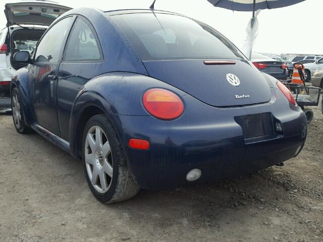 3VWDD21C33M414768 - 2003 VOLKSWAGEN NEW BEETLE 蓝色 照片 3