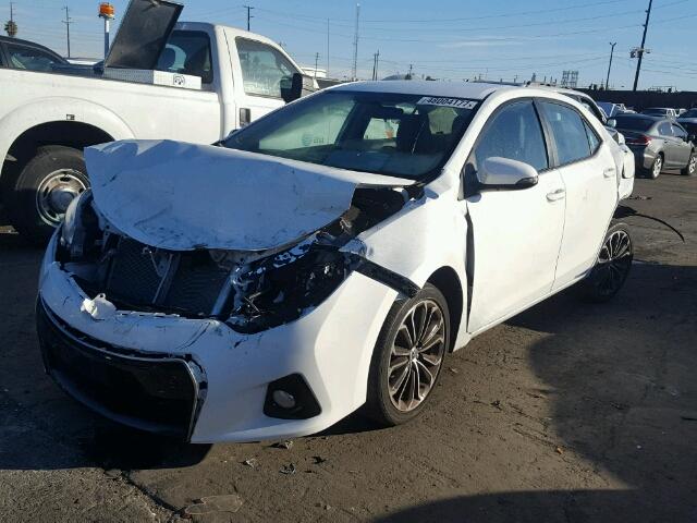 2T1BURHE6FC412732 - 2015 TOYOTA COROLLA L WHITE photo 2