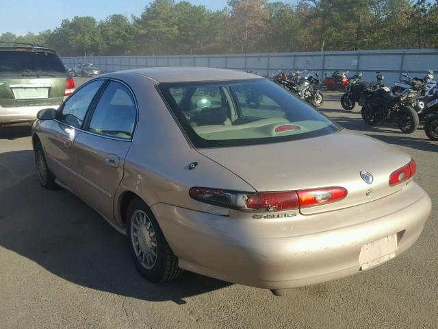 1MEFM53S1WA612640 - 1998 MERCURY SABLE LS P GOLD photo 3