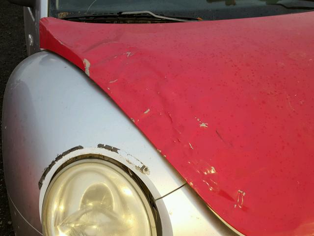 3VWBA21C4XM448661 - 1999 VOLKSWAGEN NEW BEETLE Gümüş foto 9