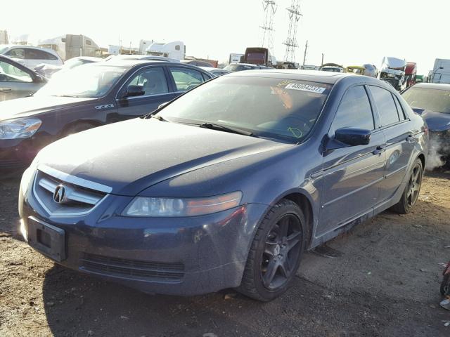 19UUA66225A027147 - 2005 ACURA TL BLUE photo 2