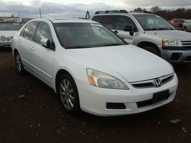 1HGCM665X6A023281 - 2006 HONDA ACCORD EX WHITE photo 1