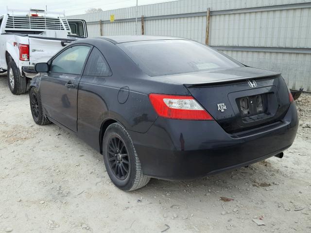 2HGFG1B62AH517585 - 2010 HONDA CIVIC LX BLACK photo 2