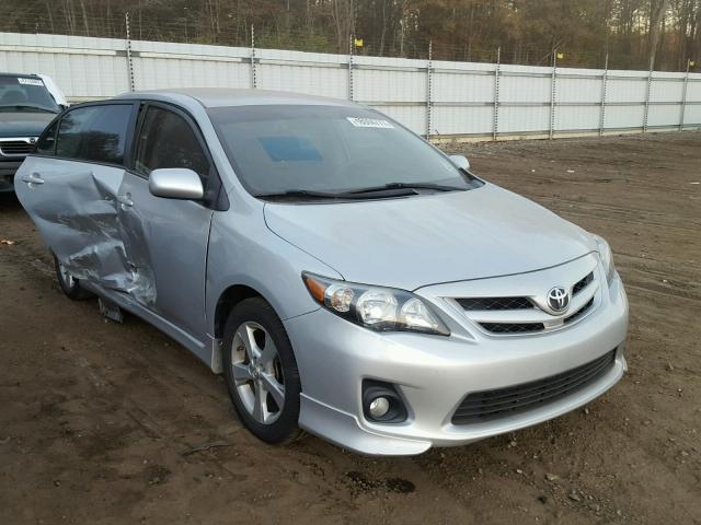 5YFBU4EE3DP141729 - 2013 TOYOTA COROLLA BA SILVER photo 1