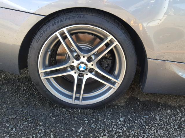 WBAKG1C50BE362625 - 2011 BMW 335 IS GRAY photo 10