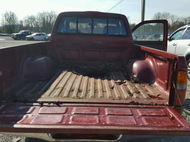 4TAWM72N5TZ219886 - 1996 TOYOTA TACOMA XTR RED photo 6