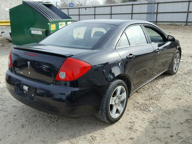 1G2ZG58B274219023 - 2007 PONTIAC G6 BASE BLACK photo 4