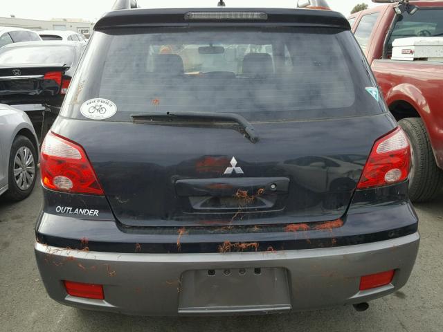 JA4LX31F45U005242 - 2005 MITSUBISHI OUTLANDER BLACK photo 10