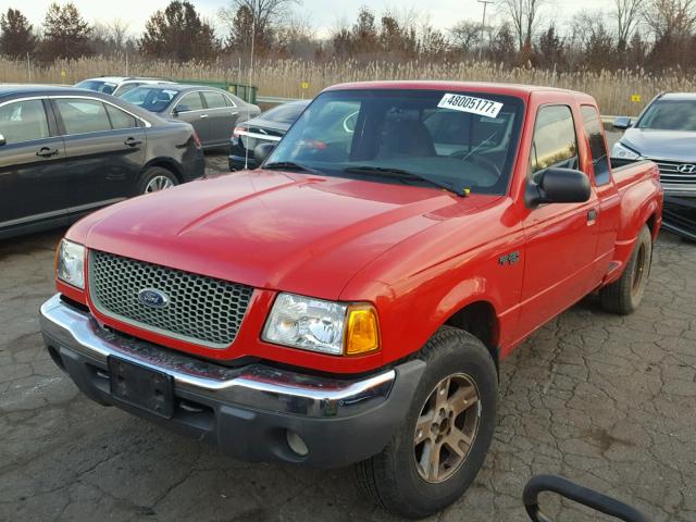 1FTZR45E62TA57118 - 2002 FORD RANGER SUP RED photo 2