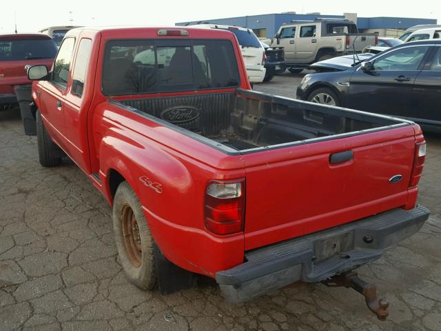 1FTZR45E62TA57118 - 2002 FORD RANGER SUP RED photo 3