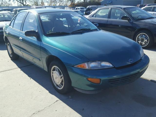 1G1JF5246X7305996 - 1999 CHEVROLET CAVALIER L GREEN photo 1